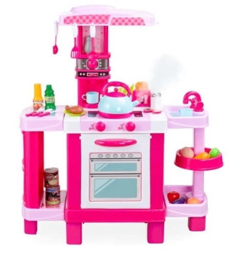 Pretend Play Kitchen Toy Set for Kids with Water Vapor Teapot - Lot 524