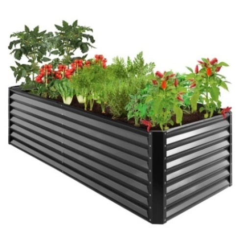 Outdoor Metal Raised Garden Bed, 8x4x2ft - Lot 640