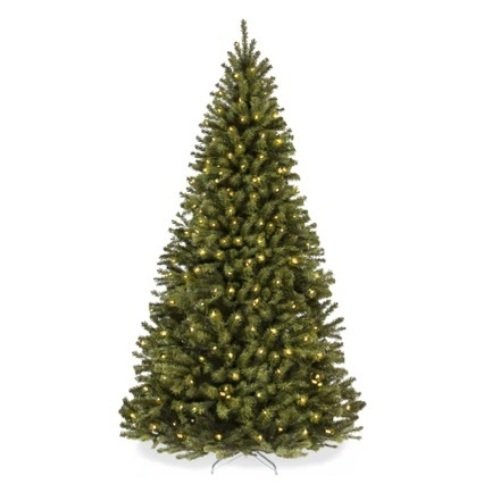 6ft Pre-Lit Artificial Spruce Christmas Tree w/ Incandescent Lights - Lot 647