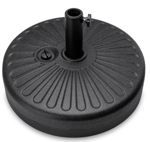 Plastic Patio Umbrella Base Pole Holder Accessory w/ Adjustable Knob  - Lot 402