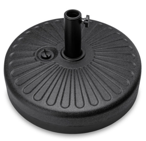 Plastic Patio Umbrella Base Pole Holder Accessory w/ Adjustable Knob - Lot 408
