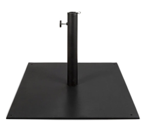 Steel Umbrella Base, Patio Stand w/ Tightening Knob & Anchor Holes - 38.5lb - Lot 463