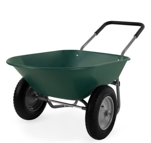 Dual-Wheel Wheelbarrow Garden Cart - Lot 478