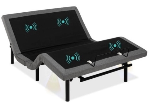 Adjustable Bed Base with Massage, Remote, USB Ports, Queen - Lot 481
