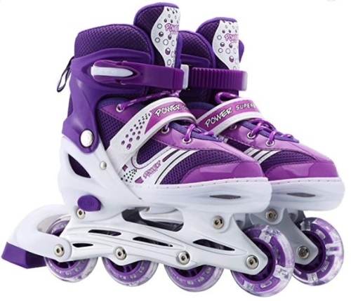 Kids Adjustable Inline Skates, M, E-Commerce Return, Retail 65.99 - Lot 286