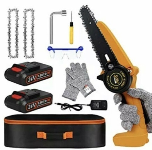 Fullove Mini Chainsaw, Untested, E-Commerce Return, Retail 59.99 - Lot 290