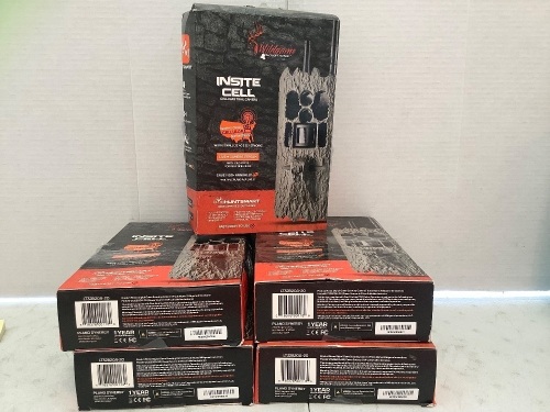 Lot of (5) Wildgame Innovations Trail Cameras, Untested, E-Comm Return, Retail 799.95 - Lot 333