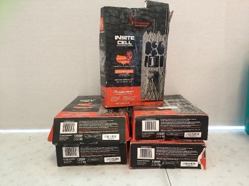 Lot of (5) Wildgame Innovations Trail Cameras, Untested, E-Comm Return, Retail 799.95 - Lot 339
