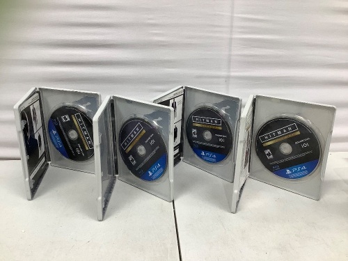Lot of (4) PS4 Hitman Complete First Season, Appears New - Lot 238