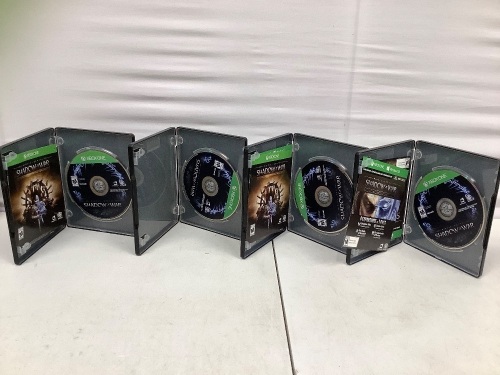 Lot of (3) Xbox Shadow of War Games, Appears New - Lot 234