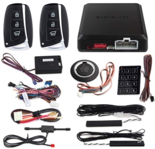 EASYGUARD PKE Keyless Entry Remote Start Kit, Appears New, Retail 134.99 - Lot 91