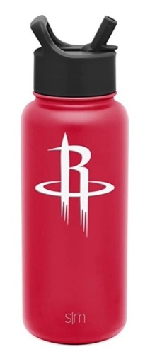Simple Modern NBA Houston Rockets Water Bottle 32oz, Appears New, Retail 34.99 - Lot 184