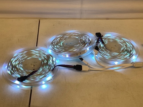 LED Strip Lights, Powers Up, Appears New - Lot 132