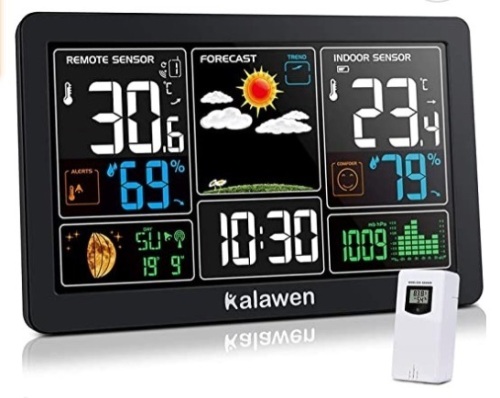 Kalawen Weather Station, Powers Up, Appears New, Retail 39.99 - Lot 223