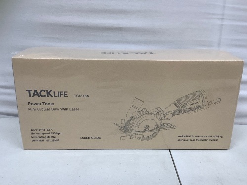 TackLife Mini Circular Saw w/ Laser, New, Retail 133.99 - Lot 31