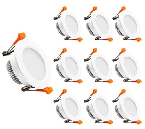 10pcs LED Downlights, Untested, New, Retail $63.00 - Lot 227