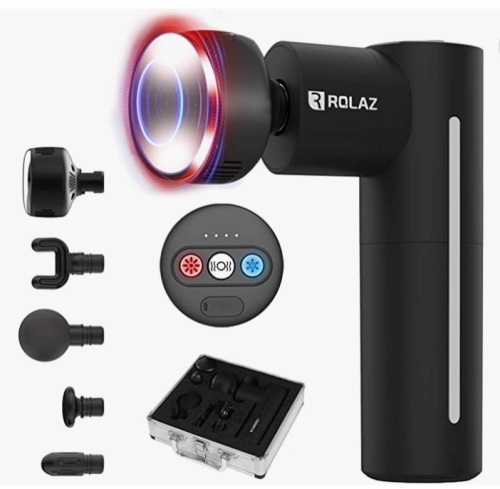 ROLAZ Massage Gun, Powers Up, Appears New, Retail 99.99 - Lot 117