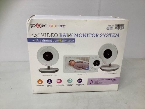 Project Nursery Video Baby Monitor, New, Retail $150.00 - Lot 396