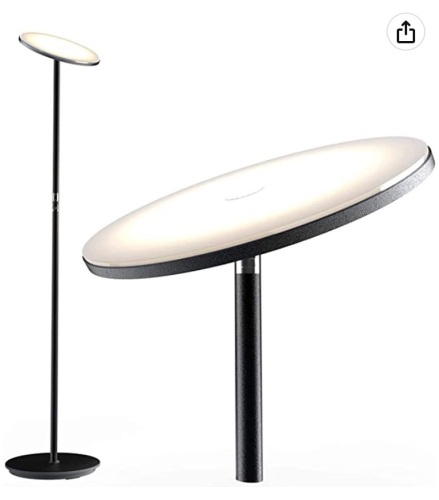 Led Floor Lamp, Powers Up, E-Commerce Return, No Remote, Retail 69.99 - Lot 204