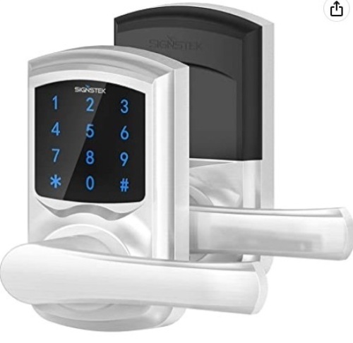 Electronic Touchscreen Door Lock, E-Comm Return, Retail $83.00 - Lot 304