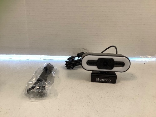 Bextoo HD Webcam, Powers Up, Appears New - Lot 295