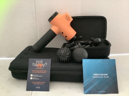 Percussion Massage Gun, Powers Up, Appears New - Lot 337