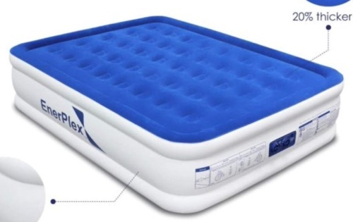 EnerPlex Queen Air Mattress, E-Commerce Return, Retail 134.99 - Lot 445