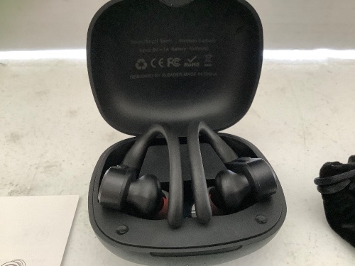 Xleader Wireless Waterproof Earbuds, Powers Up, E-Comm Return, Retail $40.00 - Lot 554