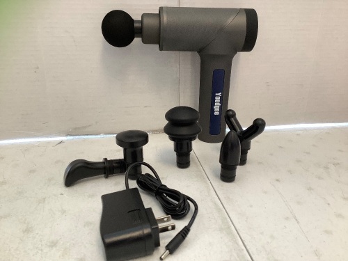 Youdgee Massage Gun, Powers Up, Appears New, Retail $70.00 - Lot 593