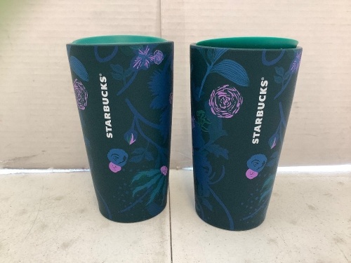 2pcs Starbucks 12oz Tumblers, New, Retail $40.00 - Lot 585