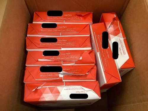 8 Packs of 500 Sheets Copy Paper, E-Comm Return - Lot 608