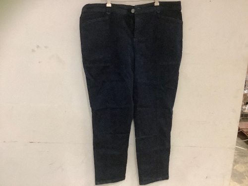 Natural Reflections Womens Jeans, 18, Appears New, Retail 39.99 - Lot 513
