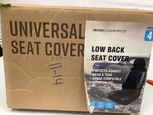 Road Comforts Low Back Seat Covers 4 pc, E-Commrece Return - Lot 528