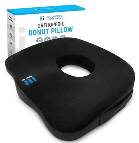 ERGONOMIC INNOVATIONS Orthopedic Donut Pillow, Appears new, Retail 69.95 - Lot 564