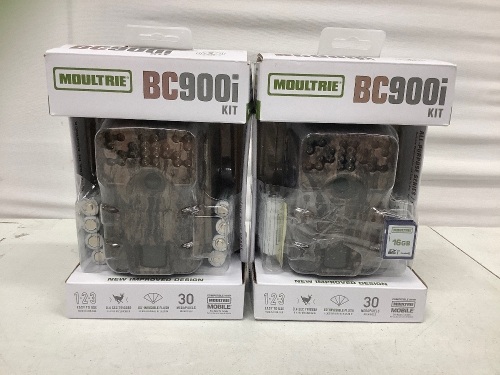 Lot of (2) Moultrie Trail Cameras, Untested, E-Commerce Return, Retail 199.98 - Lot 607