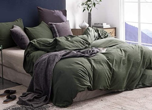 ECOCOTT 3 Pieces Duvet Cover Set, Queen, E-Commerce Return, Retail 71.99 - Lot 632