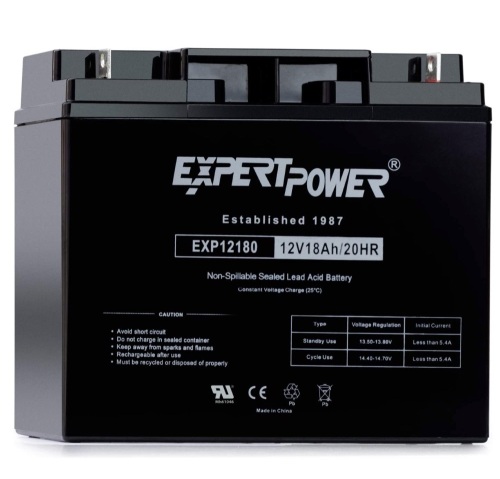 ExpertPower 12V 18Ah Battery, Untested, E-Commerce Return, Retail 49.00 - Lot 336