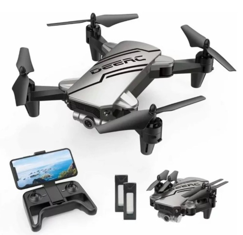 DEERC D20 Foldable Mini Drone, Powers Up, Appears new, Retail 49.99 - Lot 51