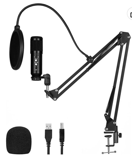 HagHat USB Studio Microphone Set, Untested, Appears New, Retail 99.99 - Lot 591