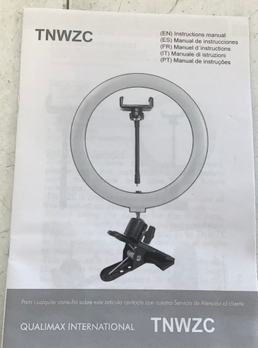 10" Selfie Ring Light, Powers Up, E-Commerce Return - Lot 627