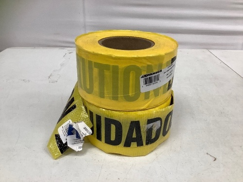 Lot of (2) Rolls of Caution Tape, E-Commerce Return - Lot 675