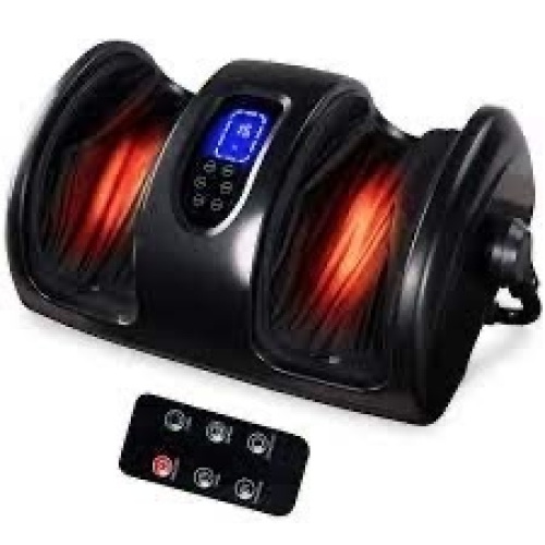 Reflexology Shiatsu Foot Massager w/ High-Intensity Rollers, Remote Control - Lot 681
