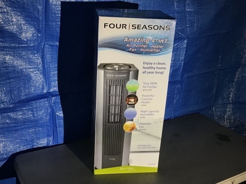 Envion Four Seasons 4 -in- 1 Air Purifier, Heater, Humidifier, Fan, New, Retail $88.65 - Lot 13