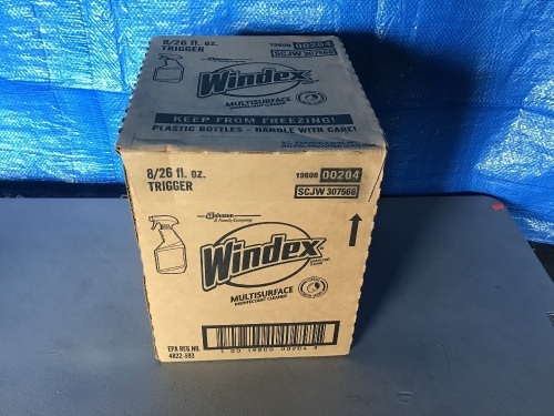 Windex Multisurface Trigger Bottle, 26oz, Case of 8, New, Retail - $30.32 - Lot 64