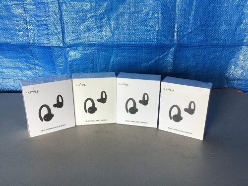 HolyHigh Truly wireless earbuds, LOT of 4, New, Retail - $112 - Lot 67