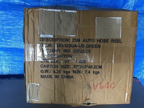 Good Gain Auto Hose Reel, New, Retail - $145.99 - Lot 72