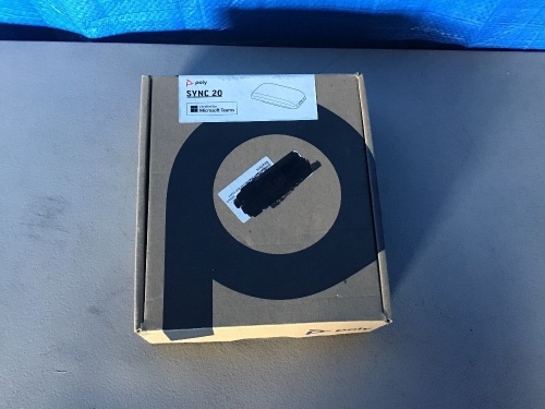 Poly Sync 20 Bluetooth Speaker, SY20-m USB-A, Like New, Retail - $199.99 - Lot 131