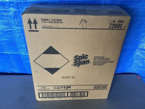 Spic and Span Disinfecting Spray, Dilute, New, Retail - $112.95 - Lot 133