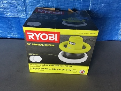 Ryobi 10" Orbital Buffer, New, Retail - $45 - Lot 145
