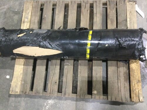 Heavy Duty Rubber Mat, Unknown Length - Damaged Corner  - Lot 284